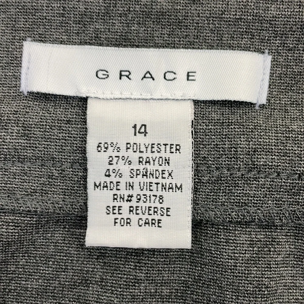 Grace grey midi skirt - Picture 5 of 5
